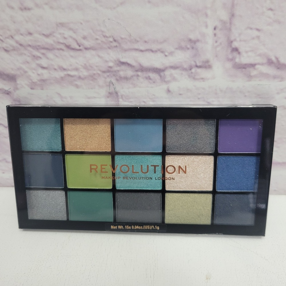 NEW No Box Revolution Reloaded Deep Dive Eyeshadow Palette 15 Shades‎